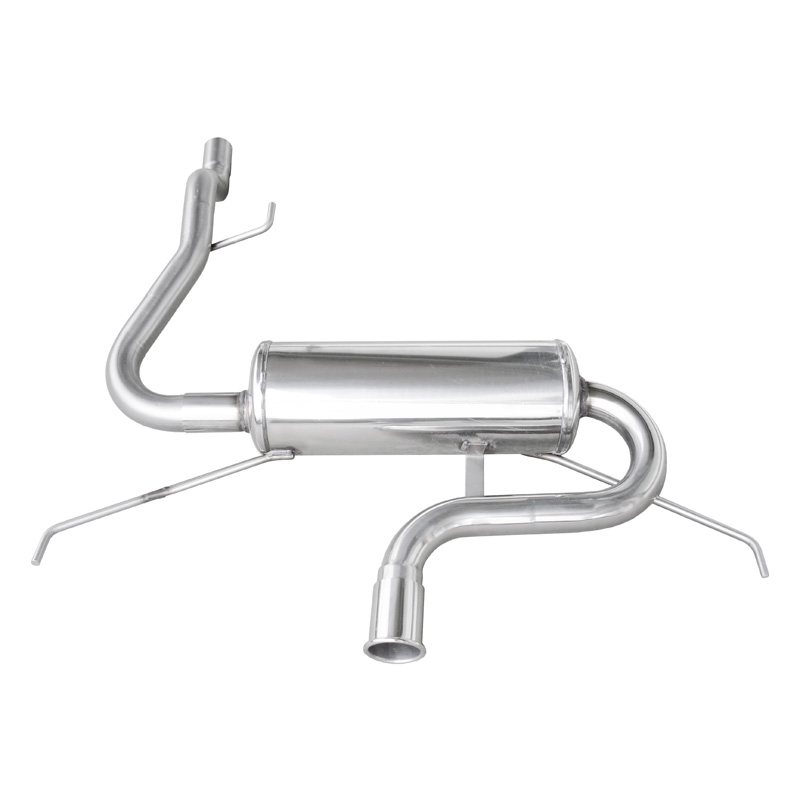 100% RVS Sportuitlaat 'Centraal'  Opel Corsa D 1.6 OPC (192pk) 2006- 102mm