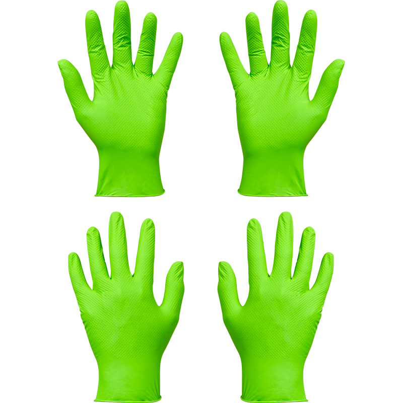Gripp-It nitril handschoenen - maat L - Groen - dispenserdoos à 50 stuks