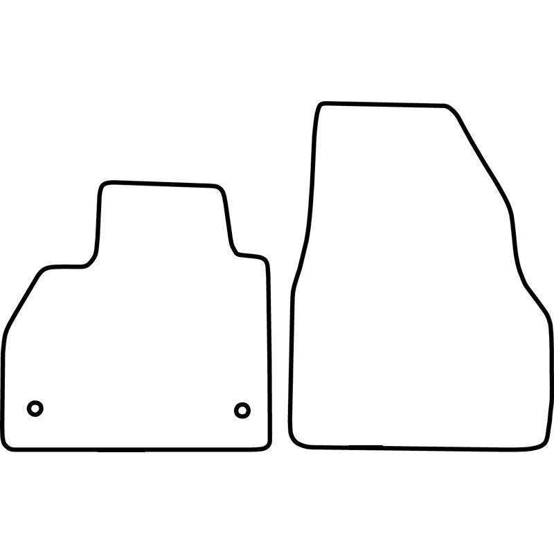Automatten Velours  Renault Kangoo II 2008-2021 & Mercedes Citan 2012-2021