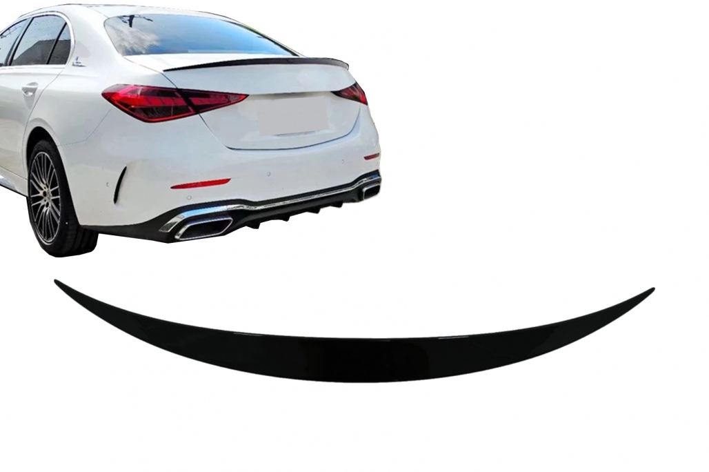 Spoiler Mercedes C Klasse W206 Glans Zwart