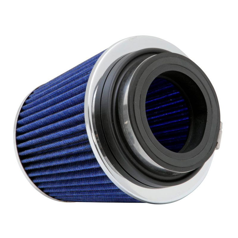 K&N RG-Serie universeel vervangingsfilter met 3 aansluitdiameters Blauw (RG-1001BL-L)