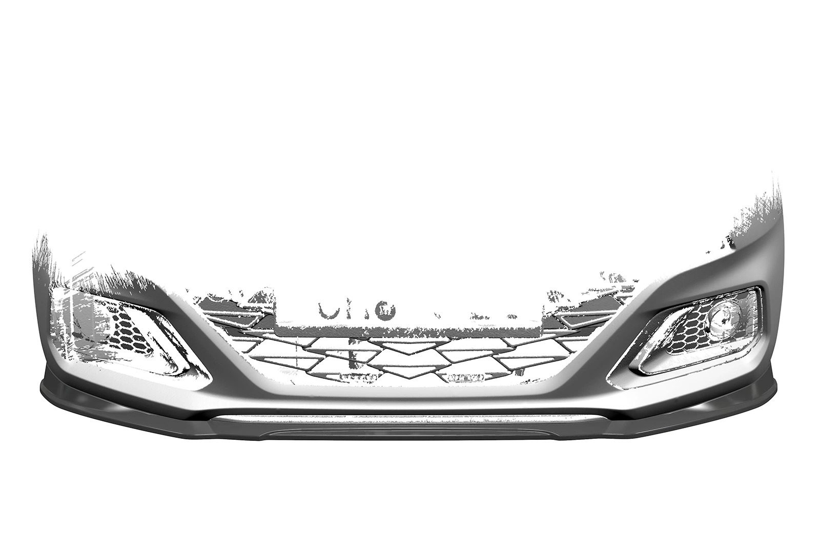 Voorspoiler Hyundai i10 (3. Gen) N-Line Glans Zwart – CSR Automotive