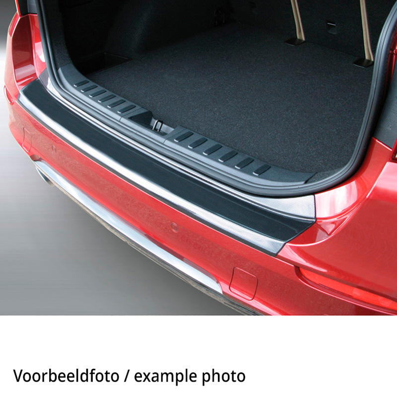 ABS Achterbumper beschermlijst  Ford Ecosport Facelift 2018- Carbon Look 'Ribbed'