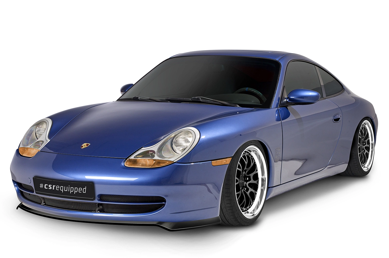 Voorspoiler Porsche 911/996 Glans Zwart van CSR Automotive (1997-2001 Vor Facelift)