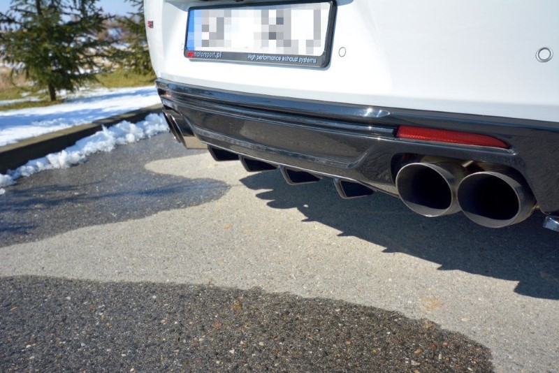 Achter Aanzet Camaro 6de-Gen. Phase-I 2SS Coupe Glanzend Zwart