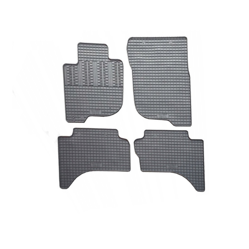 Rubber matten  Fiat Fullback Double Cab 2016- & Mitsubishi L200 (Triton) Double Cab 2015- (4-delig + montagesysteem)