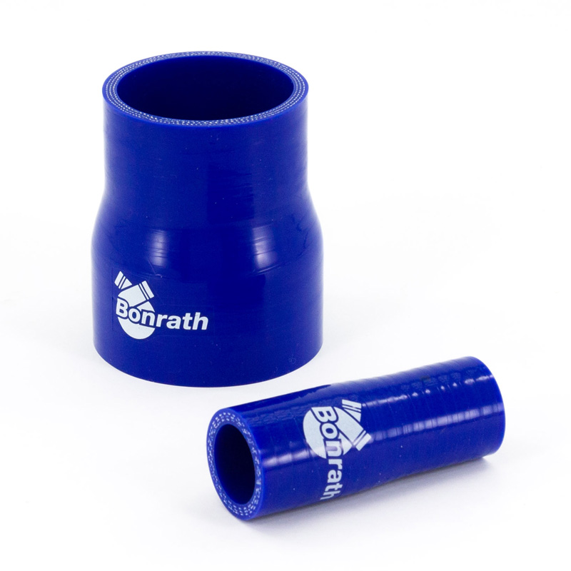 Bonrath Siliconen slang recht Reducer - Lengte:76mm - Ø38>32mm