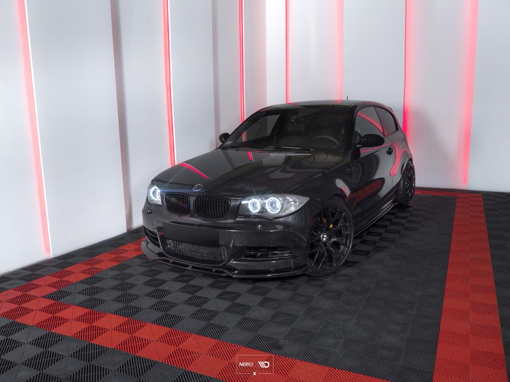 Zijskirts BMW 1-Serie E81/E87 2007-2011 Facelift M-Pack Gloss Black