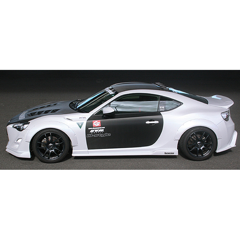 Chargespeed Sideskirts  Toyota GT86 / Subaru BRZ BottomLine 2 (FRP)
