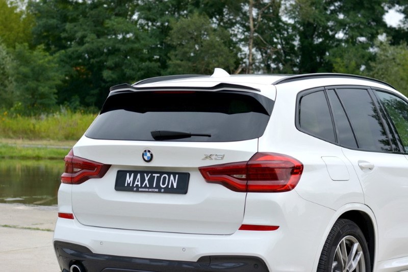 Spoiler BMW X3 M Pakket / M40D / M40i  G01 Maxton Glans Zwart