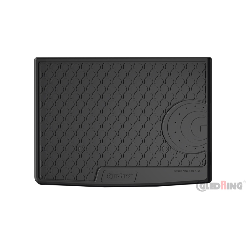 Rubbasol (Rubber) Kofferbakmat  Opel Astra K HB 5-deurs 2015-2022 (Hoge laadvloer)
