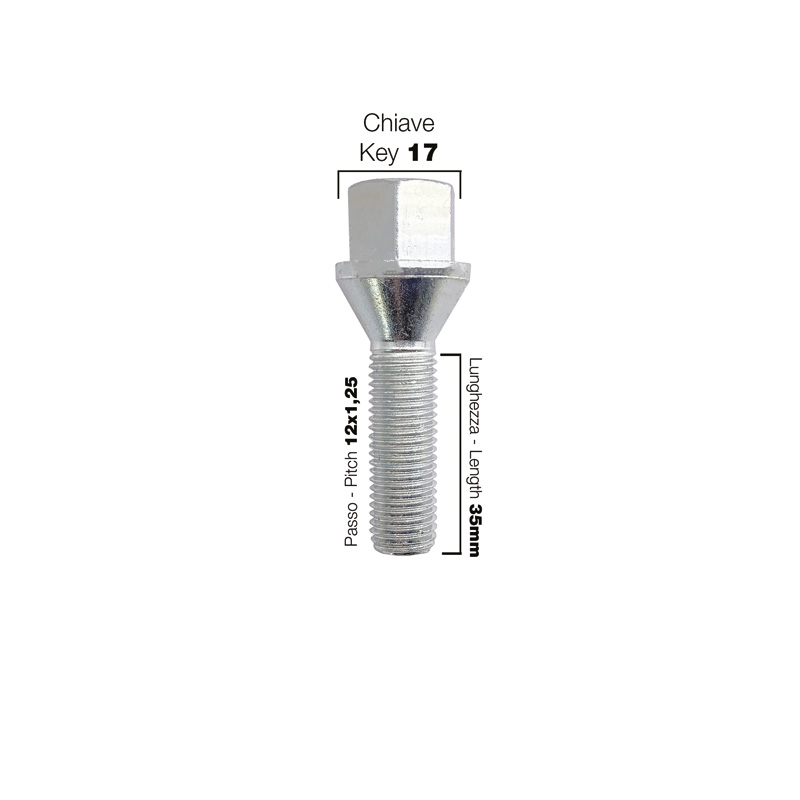 Simoni Racing Aluminium Spoorverbreder Set - 2x12mm(VA) - 2x12mm(AA) (Naaf 58,1mm) inclusief wielbouten -  Abarth, Fiat diversen