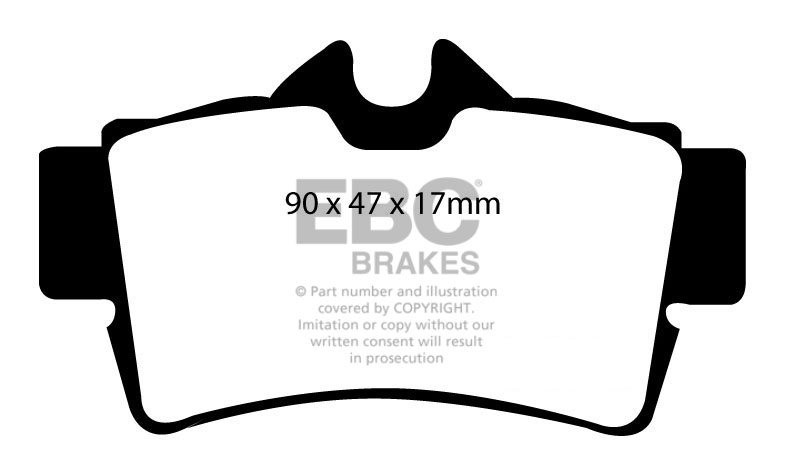EBC Brakes FORD Mustang 4.6 99-2004 Remblokken achterzijde