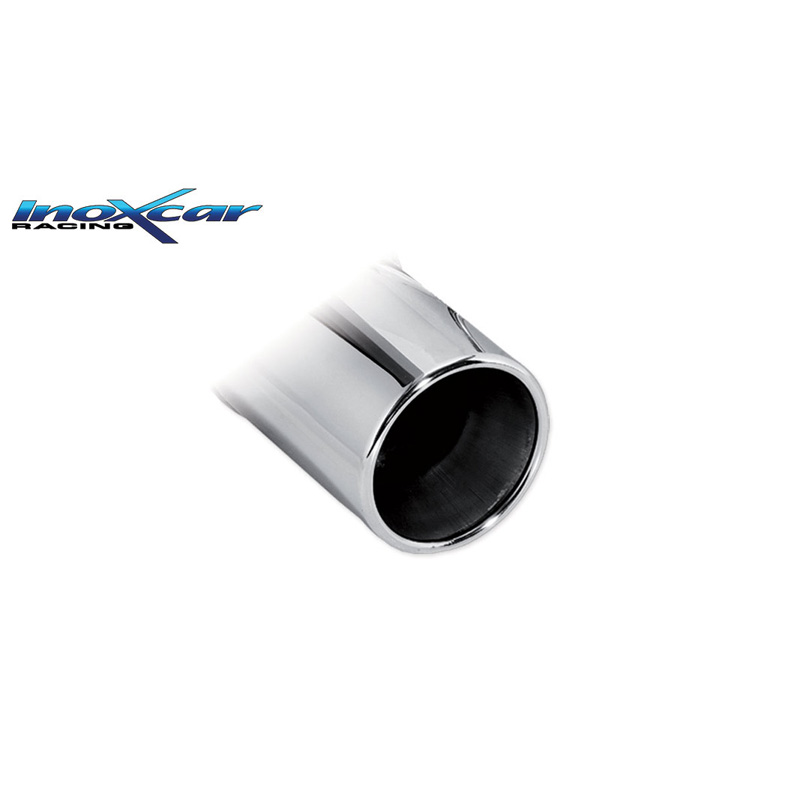 100% RVS Sportuitlaat  Mini One Cabrio 1.6 98pk 2013- 1x80mm