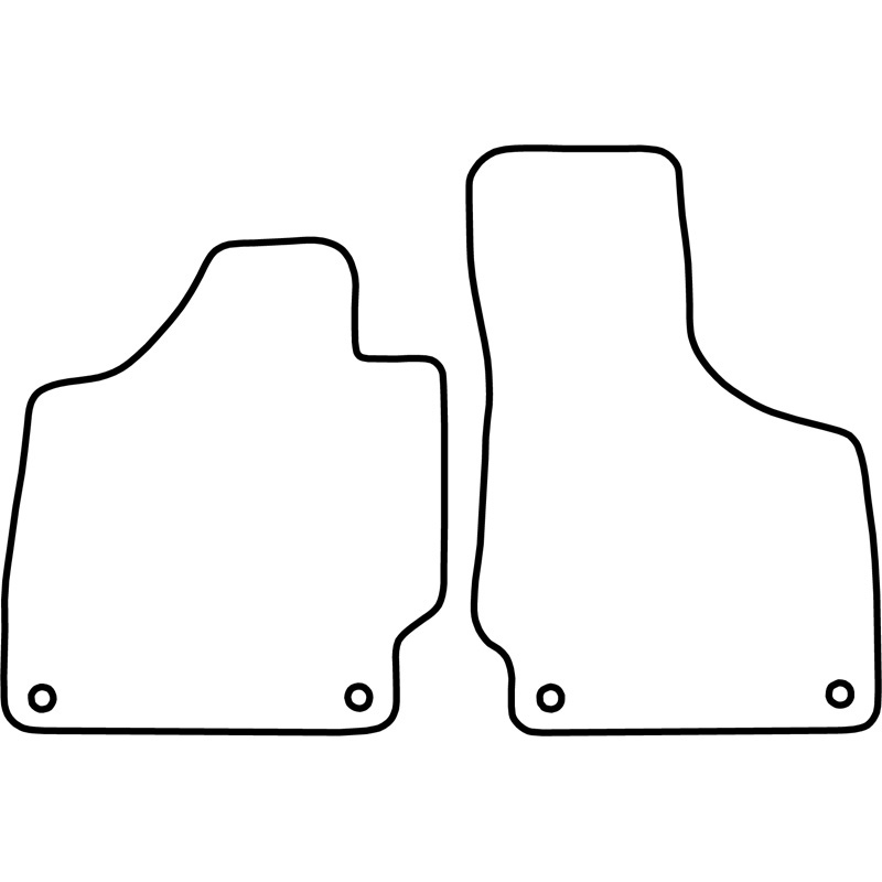Automatten Velours  Audi TT 2006-2013 (alleen voor)