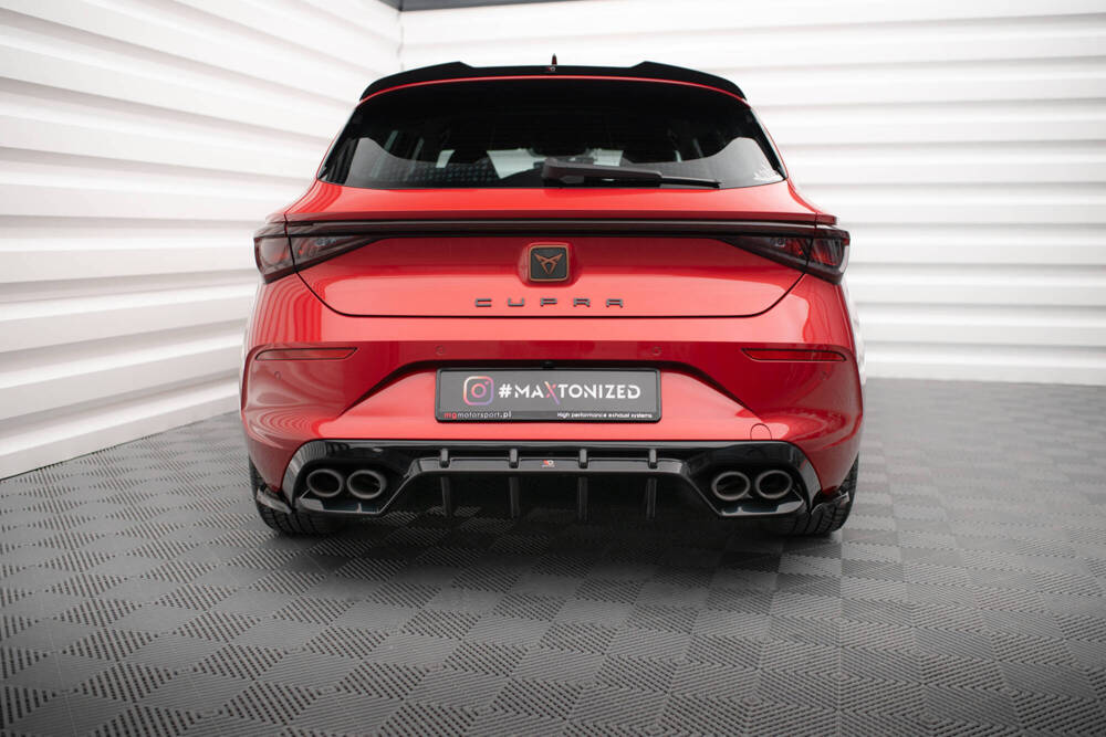 Diffuser Cupra Leon KL Maxton Glans Zwart