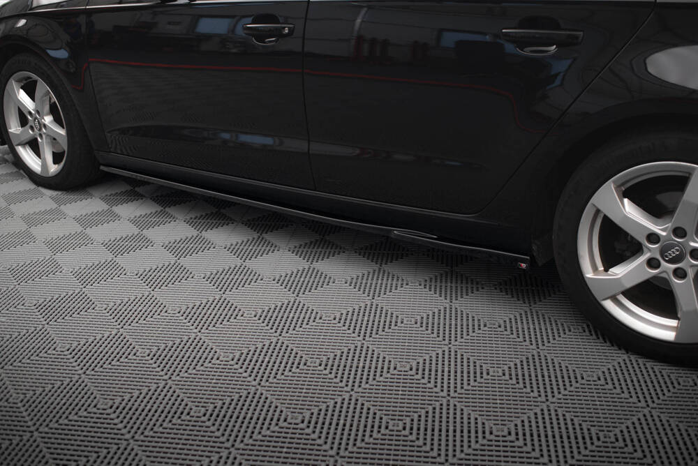 Zijskirts Audi A3 8V Sportback FL 16-20 Maxton Glans Zwart