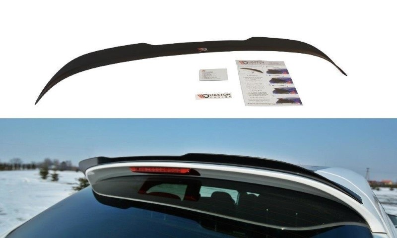 Spoilerap Kia Cee'd / Pro Cee'd GT MK2 Glanzend Zwart Maxton
