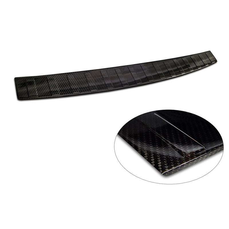 Echt 3D Carbon Achterbumperprotector  Mercedes EQE (X294) SUV 2022- 'Ribs'