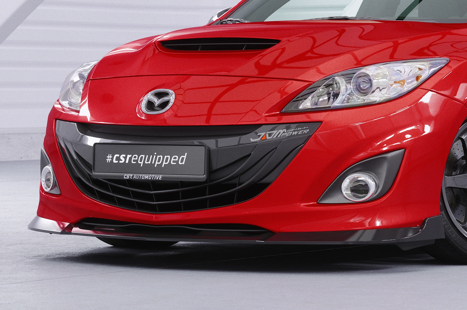 Voorspoiler Mazda 3 (Typ BL) MPS glans zwart