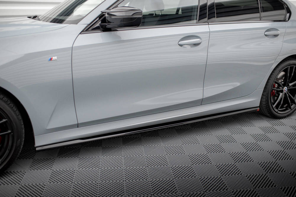 Zijskirts BMW M Pakket & M340i G20 / G21 FL Maxton Glans Zwart