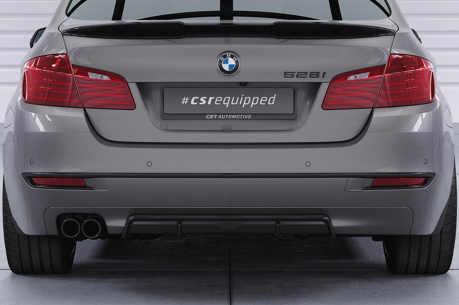 Achterspoiler BMW 5er F11 glans zwart