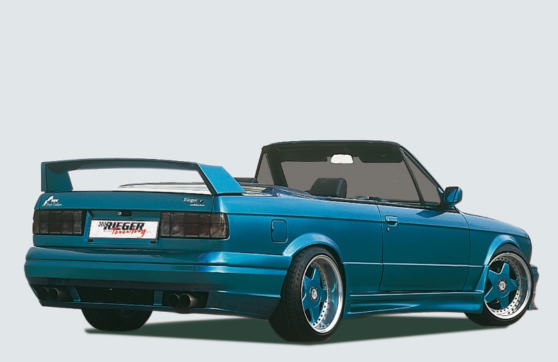 Spoilerzwaard voor Achterbumper BMW E30 Polyester Rieger