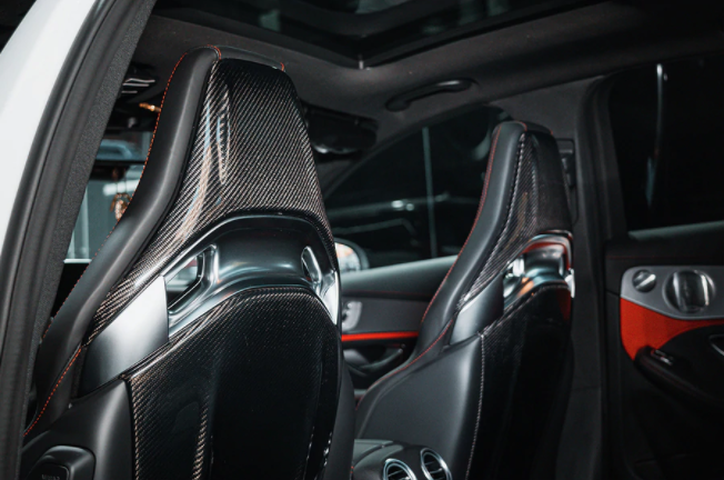Carbon Stoel Covers Mercedes AMG Recaro stoelen