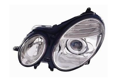 koplamp, H7+H7, elektr verstelb, incl stelmotortje, rechts Merce