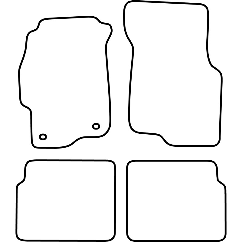 Automatten Velours  Honda Civic 5 deurs 1998-2001