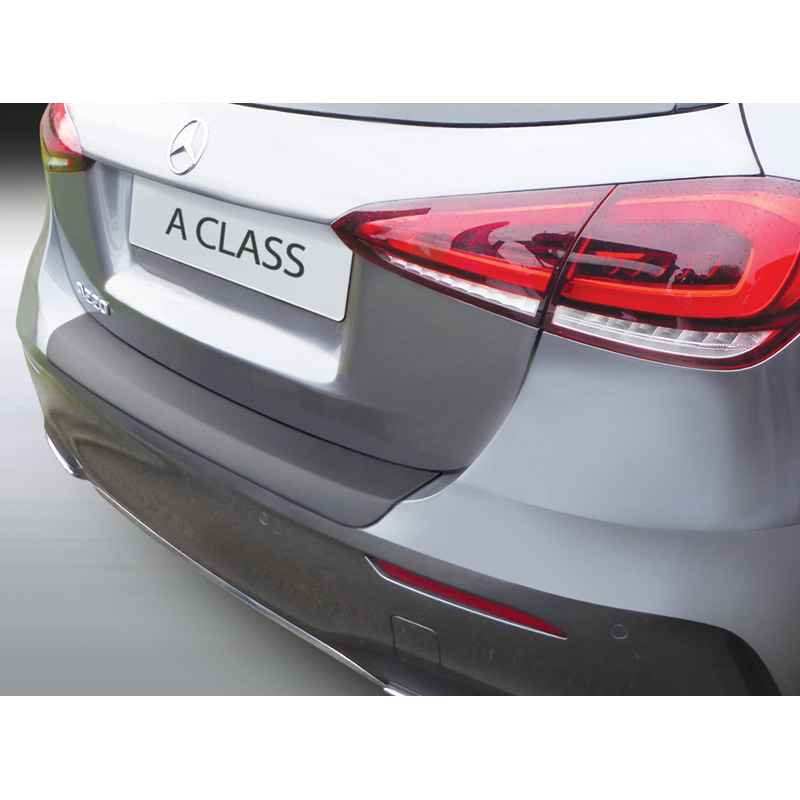 ABS Achterbumper beschermlijst  Mercedes A-Klasse W177 AMG-Line 2018- Zwart