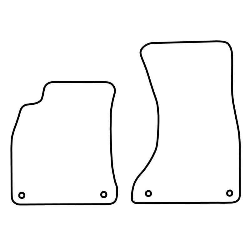 Automatten Velours  Audi A5 Coupe 2007-2016 (alleen voor)