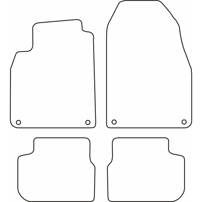 Automatten  Saab 9-3 2003-2008