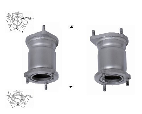 Daewoo REZZO 1.6i 16V 1598 cc 77 Kw / 105 cv A16DMS Magnaflow CA