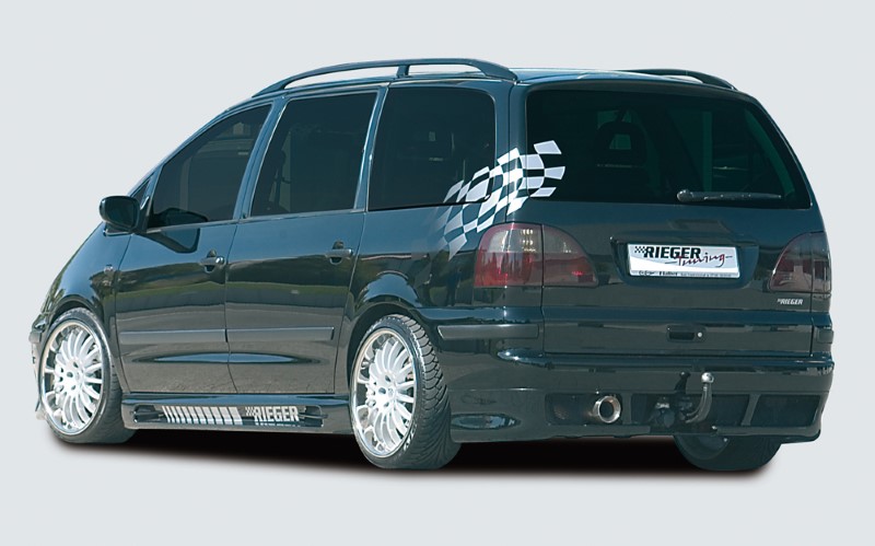 Zijskirts VW Sharan met 2 schacht en 2 uitsnedes Rieger