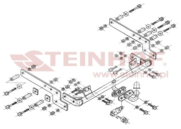 Trekhaak Renault 19 Chamade 05/1992-1996