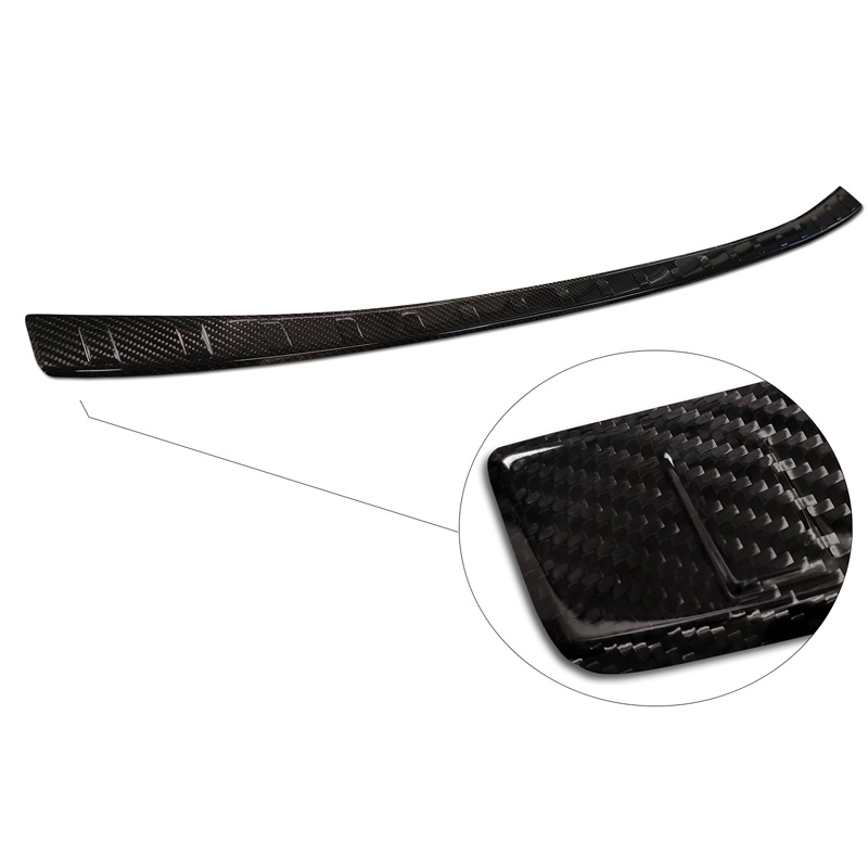 Echt 3D Carbon Achterbumperprotector  Nissan Qashqai III 2021- 'Ribs'
