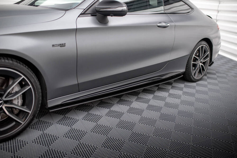 Zijskirts Mercedes C43 W205 Coupe FL Maxton