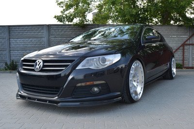 Voorspoiler VW Passat CC Glans Zwart
