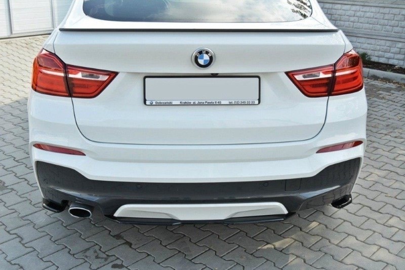 Achterzij Spoiler BMW X4 M-Pack Glanzend Zwart