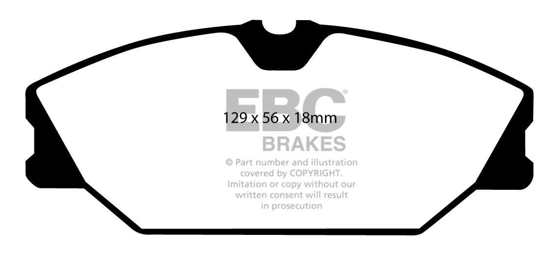 EBC Brakes RENAULT Megane Scenic 1.9 TD 99-2003 Remblokken voorz