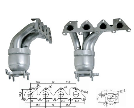 Audi A2 1.4i 16V 1390 cc 55 Kw / 75 cv BBY Magnaflow CAT Bouwjaa