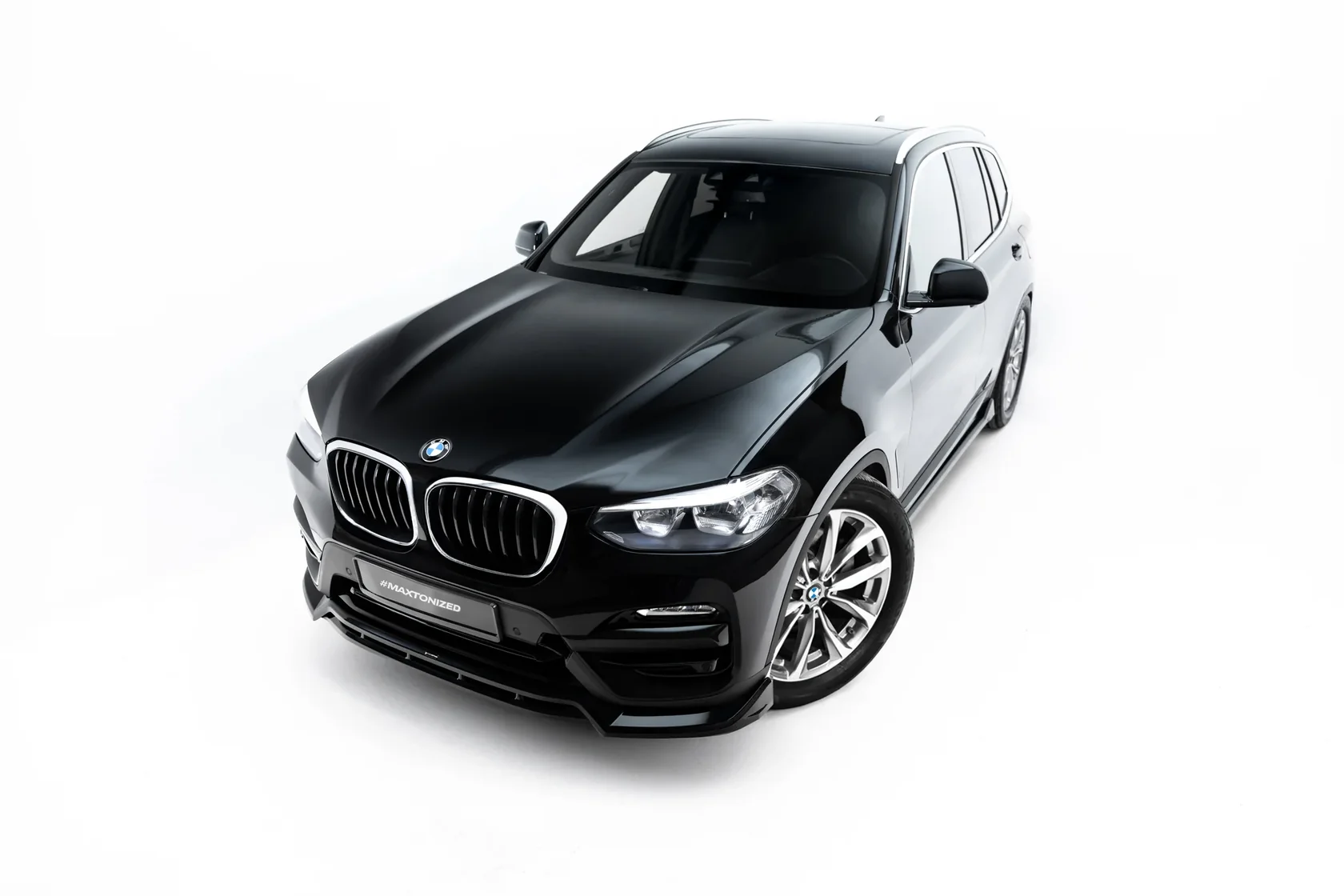 Voorspoiler BMW X3 G01 Glans Zwart