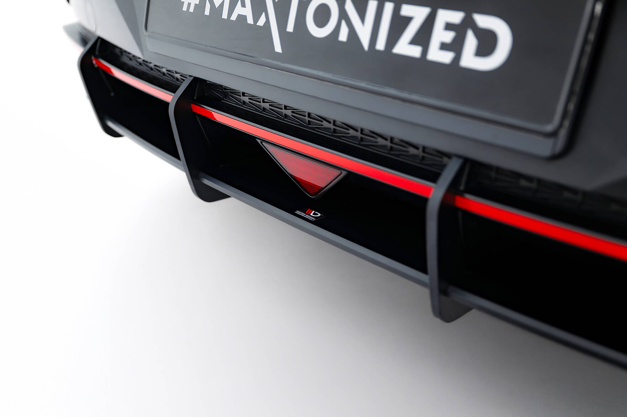 Street Pro Achter Diffuser Hyundai Elantra N MK7 Maxton Glanzend zwart