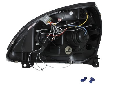 Koplampen Renault Clio C 01-05 Black