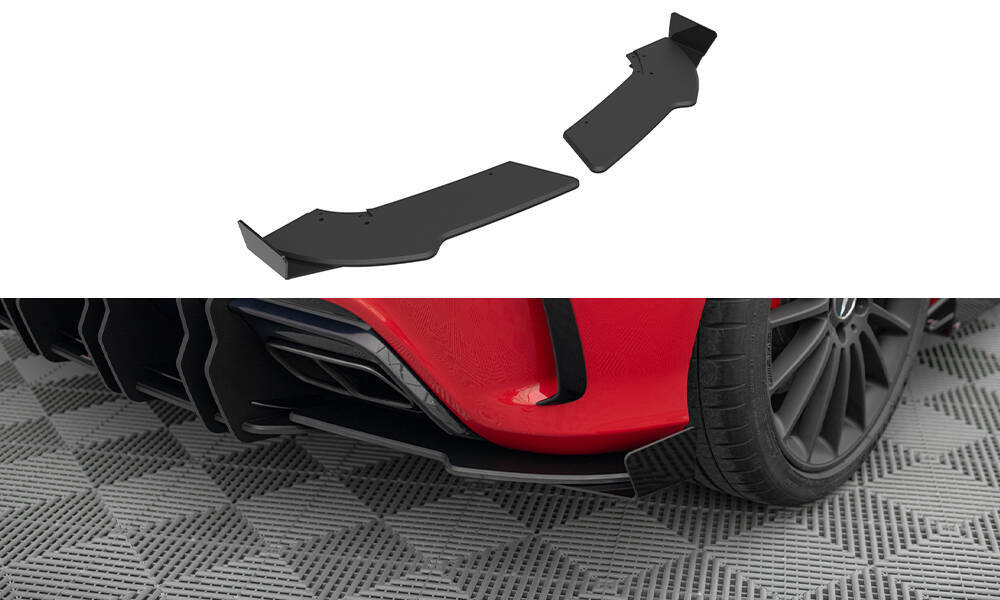 Zijdiffuser met Canards Mercedes A45 AMG W176 FL Maxton Street Pro