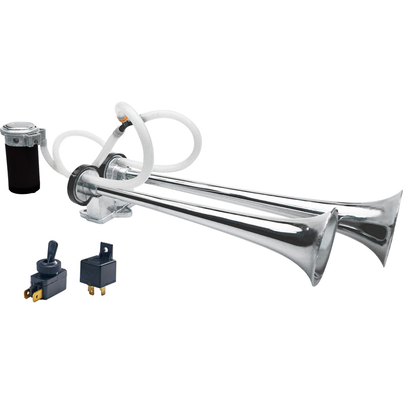 Simoni Racing luchthoorn 1-toon - Bus - 24V 118dB - Aluminium