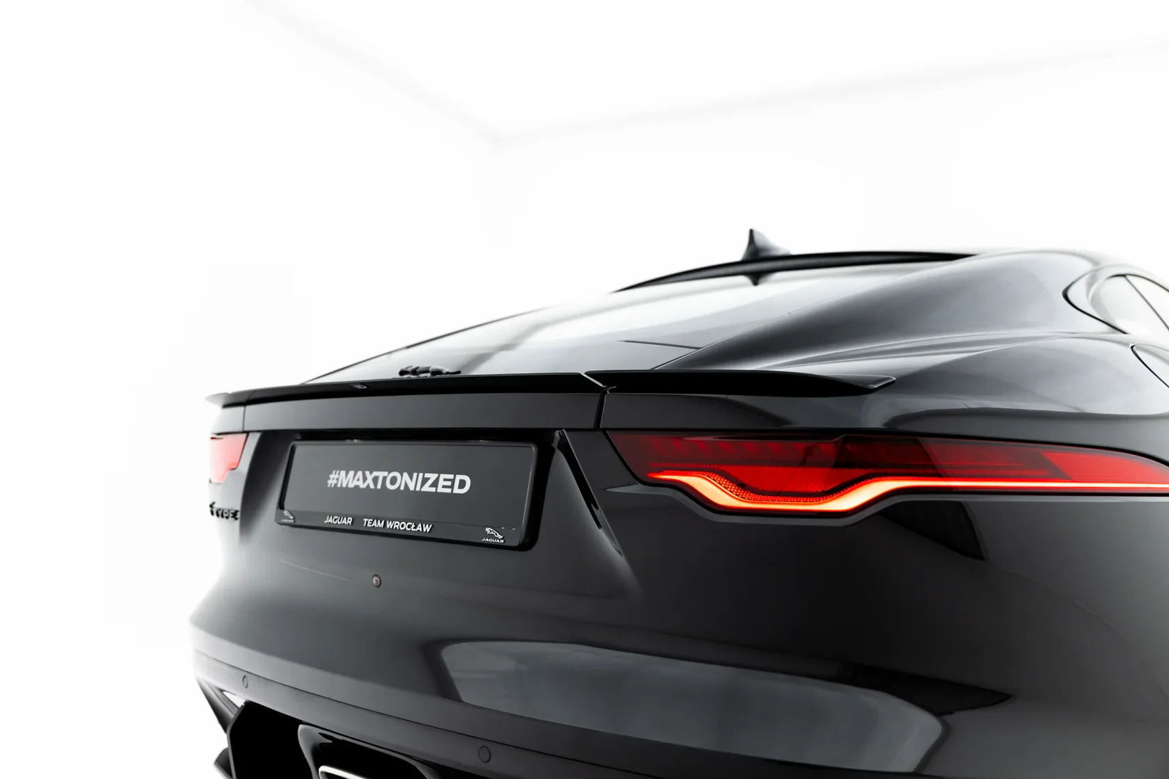 Spoiler Cap Jaguar F-Type X152 Facelift 2 Glans Zwart