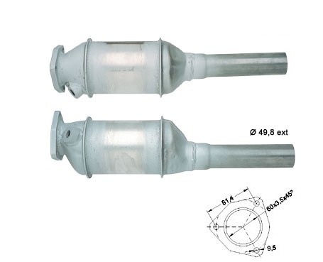 VW PASSAT 35i 1.8 1781 cc 79 Kw / 107 cv PF Magnaflow CAT Bouwja