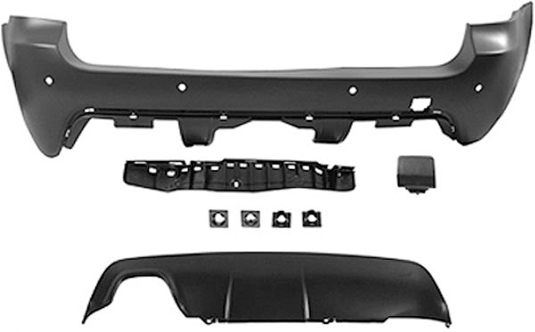 DesignBumper.Achter. BMW E61 07-10 TOURING